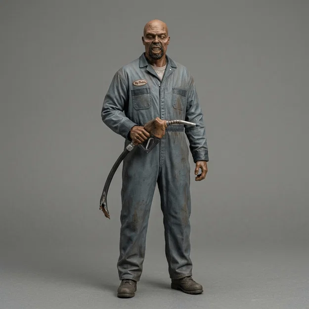 Mô hình 3D nhân vật zombie Big Daddy trong Land of the Dead - Image 1