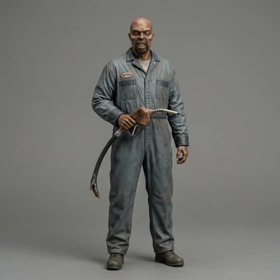 Mô hình 3D nhân vật zombie Big Daddy trong Land of the Dead