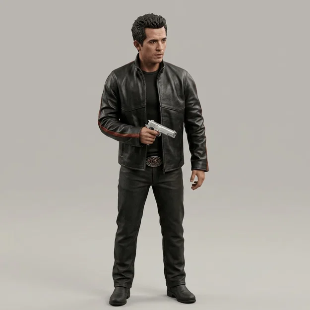 Mô hình 3D nhân vật Cholo DeMora từ phim Land of the Dead - Image 1