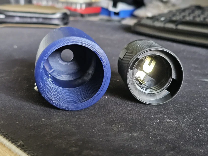 Adapter đui E27 ren ngoài 40mm cho đèn trần - Image 6