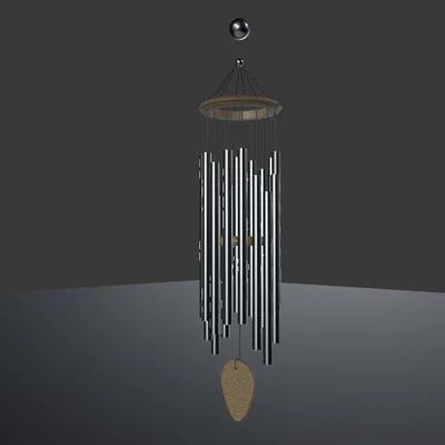 Mô hình 3D Chuông gió trang trí (Steel Chime) độc đáo