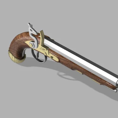 Súng Flintlock - Búa Dây Thun (Flintlock Pistol - Elastic Band Hammer)
