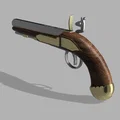 Súng Flintlock - Búa Dây Thun (Flintlock Pistol - Elastic Band Hammer) - Thumbnail 4
