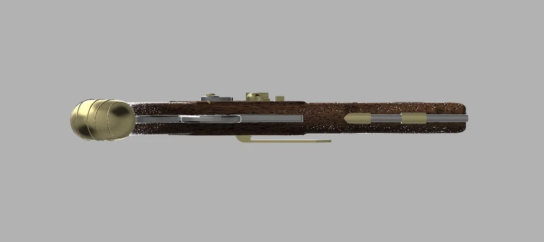 Súng Flintlock - Búa Dây Thun (Flintlock Pistol - Elastic Band Hammer) - Image 6