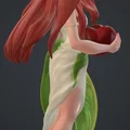 Mô hình 3D Eva mit Apfel - Nhân vật cô gái cầm táo ấn tượng - Thumbnail 2