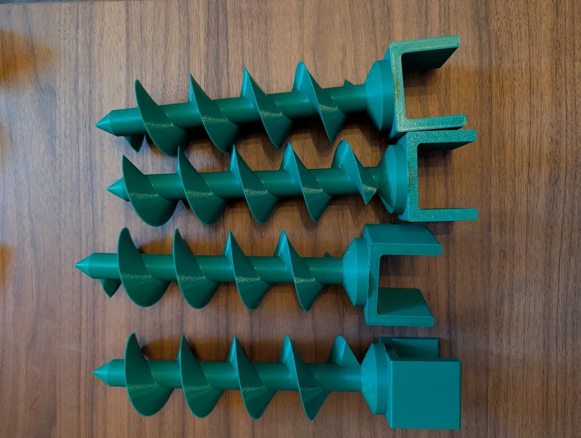 Ground Anchor (Neo đất) in 3D gồm 2 phần ren M16 - Image 1