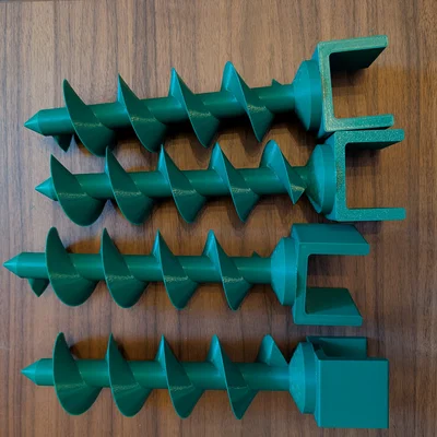 Ground Anchor (Neo đất) in 3D gồm 2 phần ren M16