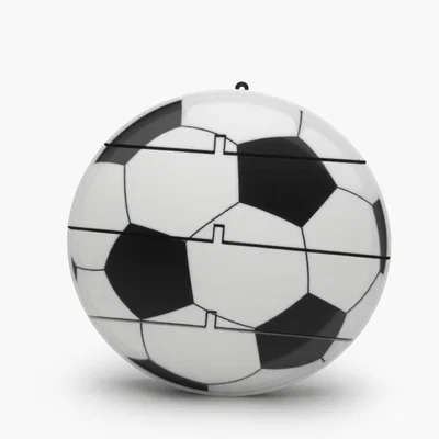 Móc khóa bóng đá linh hoạt (Flexi Ball Keychain) in 3D độc đáo