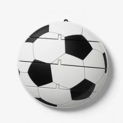 Móc khóa bóng đá linh hoạt (Flexi Ball Keychain) in 3D độc đáo