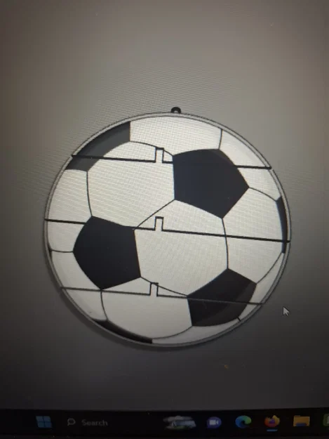 Móc khóa bóng đá linh hoạt (Flexi Ball Keychain) in 3D độc đáo - Image 5