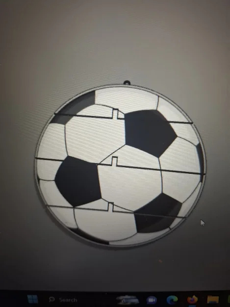 Móc khóa bóng đá linh hoạt (Flexi Ball Keychain) in 3D độc đáo - Image 6