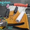 Hộp đựng/giá giữ điện cực tungsten (TIG) – Tungsten electrode holder / storage box - Thumbnail 1