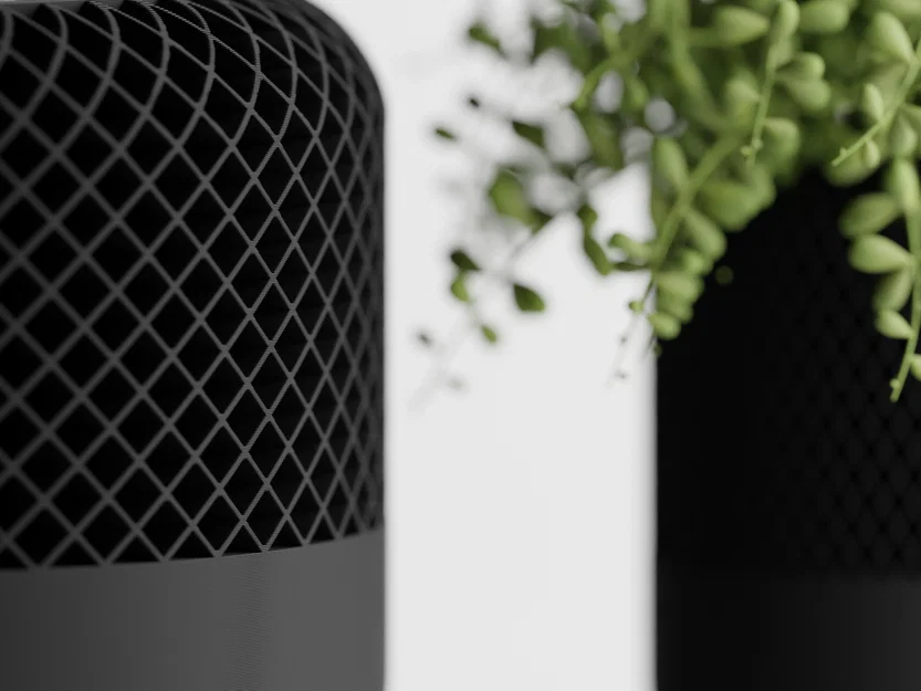 Chậu cây cảnh in 3D phong cách Homepod hiện đại cho không gian sống - Image 2