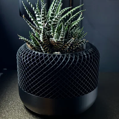 Chậu cây cảnh in 3D phong cách Homepod hiện đại cho không gian sống