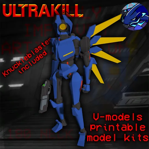 Bộ kit mô hình lắp ráp 1/12 Ultrakill v1 (figure) 2.0 - Image 1
