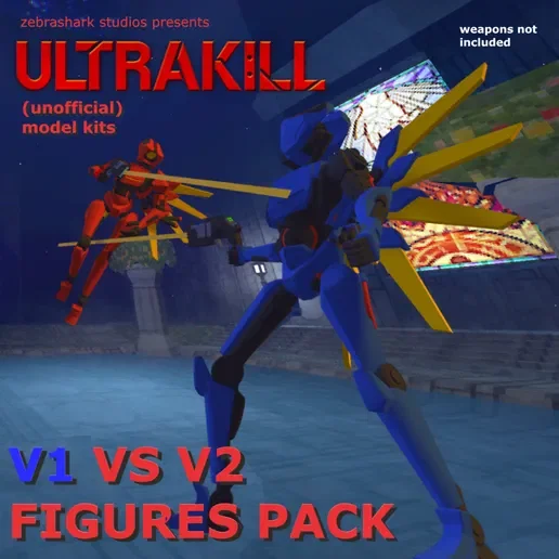 Bộ kit mô hình lắp ráp 1/12 Ultrakill v1 (figure) 2.0 - Image 3