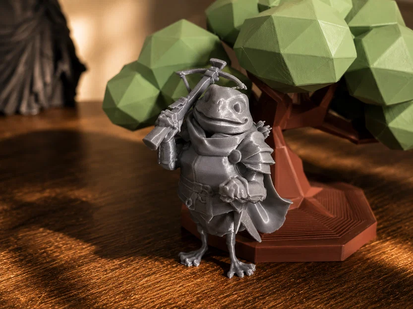Frog Ranger – Miniatura Fantasy 3D - Image 1