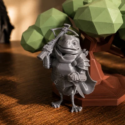 Frog Ranger – Miniatura Fantasy 3D