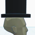 Đầu Dummy 13 kèm mũ chóp (Top Hat) độc đáo cho mô hình in 3D - Thumbnail 2