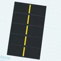 Free 3D Low Polly Passing Lane Road – Mẫu đường làn vượt low-poly 3D miễn phí - Thumbnail 1