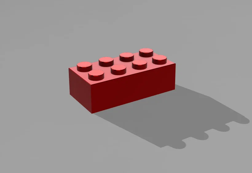 Mô hình gạch lắp ráp Brick - File in 3D tự thiết kế - Image 1