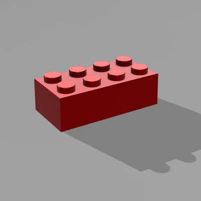 Mô hình gạch lắp ráp Brick - File in 3D tự thiết kế