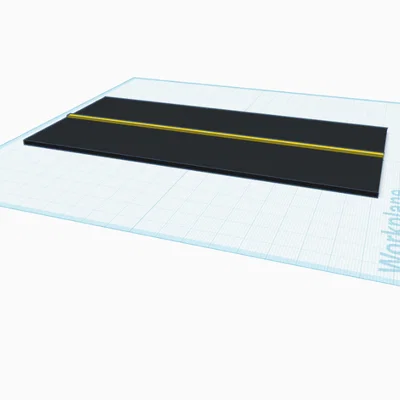 Free 3D Low-Polly Road – Đường low-poly miễn phí