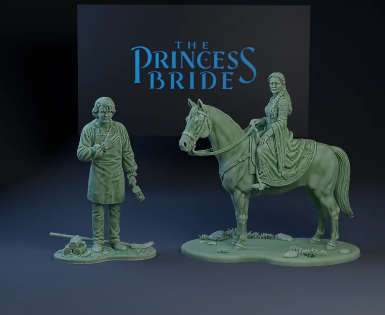 Mô hình 3D Princess Buttercup và Westley - The Princess Bride - Image 1