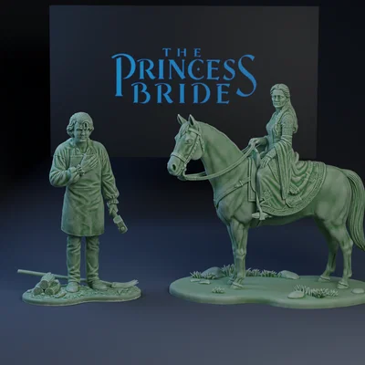Mô hình 3D Princess Buttercup và Westley - The Princess Bride