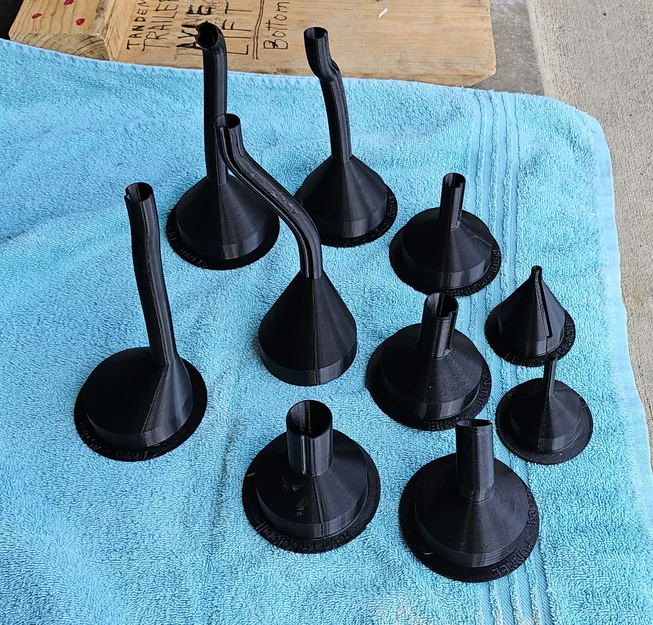 Phễu có lỗ thoát: nghiêng, thẳng & thuôn (Angled, straight and tapered) - Image 7