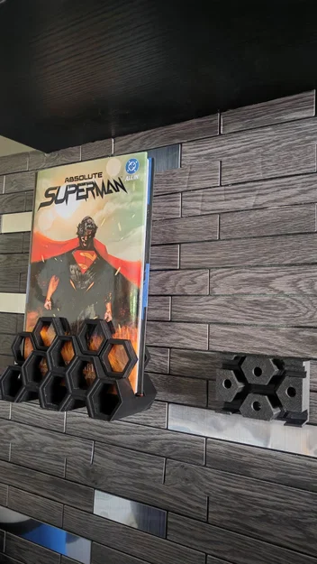Gá gắn tường cho Vertical Honeycomb Laptop Stand/Comic Book Holder - Image 2