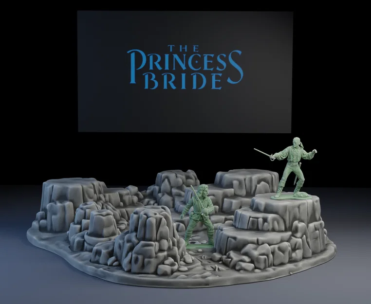 Mô hình địa hình đá (Rock Terrain) cho nhân vật The Princess Bride - Image 1