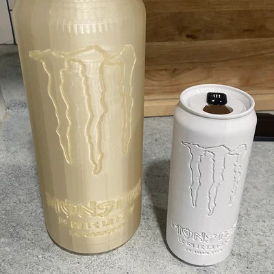 White Monster Zero Ultra – Mô hình lon tỉ lệ (có file Fusion/.stp)