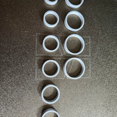 Bộ dụng cụ đo ni tay 14-23mm bằng in 3D tiện lợi