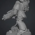 Mô hình Primaris Marine - Chiến binh Warhammer 40k in 3D chất lượng - Thumbnail 2