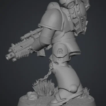 Mô hình Primaris Marine - Chiến binh Warhammer 40k in 3D chất lượng