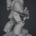 Mô hình Primaris Marine - Chiến binh Warhammer 40k in 3D chất lượng - Thumbnail 3