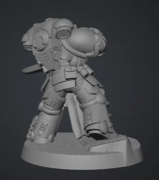 Mô hình 3D Warhammer 40k Emperors Champion cho Tabletop Gaming - Image 3
