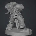 Mô hình 3D Warhammer 40k Emperors Champion cho Tabletop Gaming - Thumbnail 3