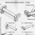 Tay nắm DIY đa năng: In 3D kết hợp ống PVC (Universal Handle Hybrid) - Thumbnail 1