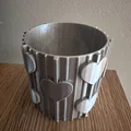 Chậu cây họa tiết trái tim xinh xắn - Mẫu in 3D trang trí đẹp - Thumbnail 3