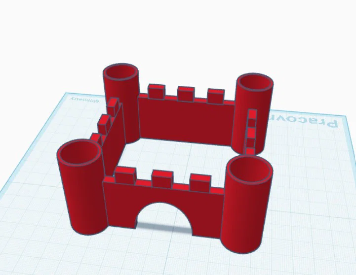 Mô hình lâu đài đồ chơi 3D cho bé (hrad) - Thiết kế dễ thương - Image 1