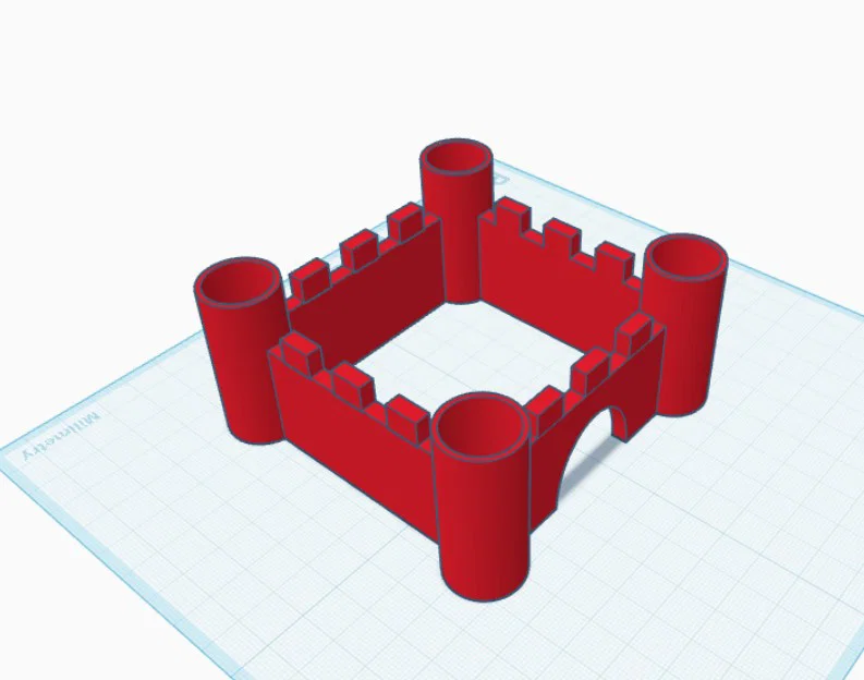 Mô hình lâu đài đồ chơi 3D cho bé (hrad) - Thiết kế dễ thương - Image 2