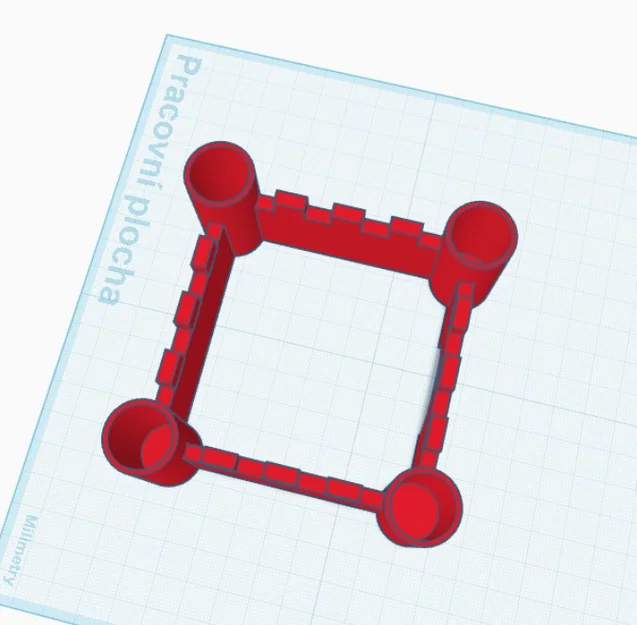 Mô hình lâu đài đồ chơi 3D cho bé (hrad) - Thiết kế dễ thương - Image 3