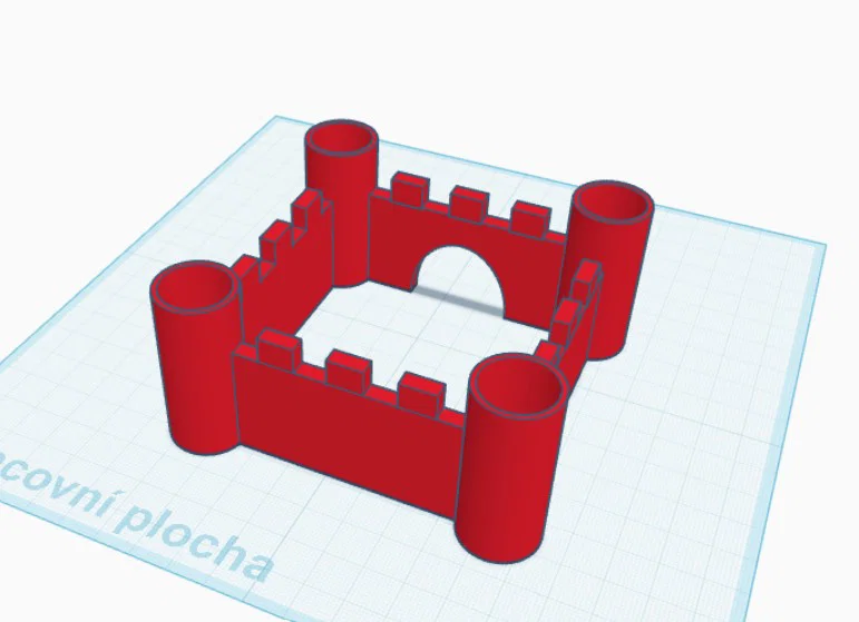 Mô hình lâu đài đồ chơi 3D cho bé (hrad) - Thiết kế dễ thương - Image 4