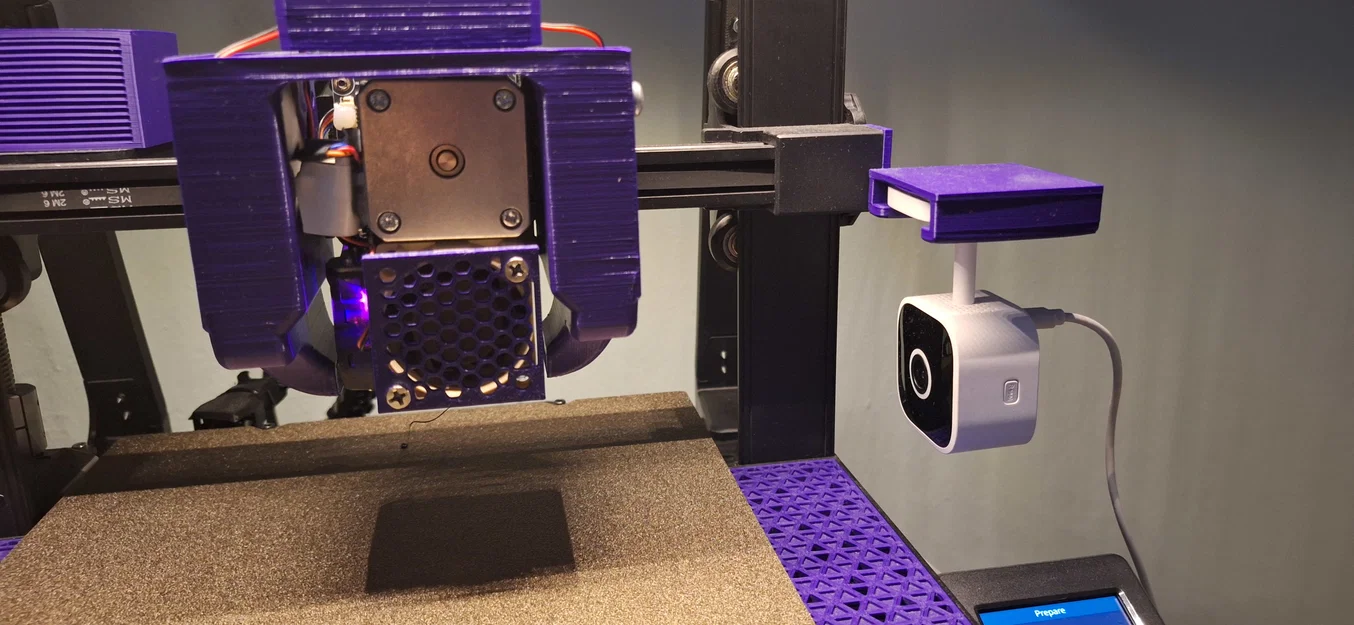 Ngàm gắn camera SONOFF CAM S2 cho máy in Ender 3 V3 SE/KE - Image 1