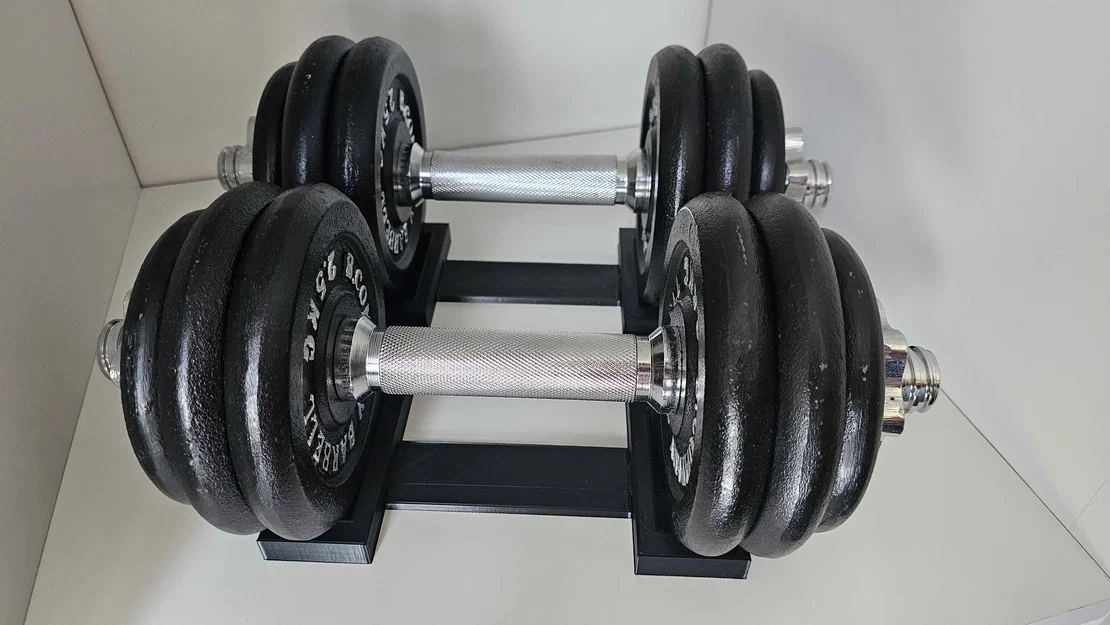 Khay Đỡ Tạ Đơn (Dumbbell Holder) In 3D Đa Năng Cho Home Gym - Image 1