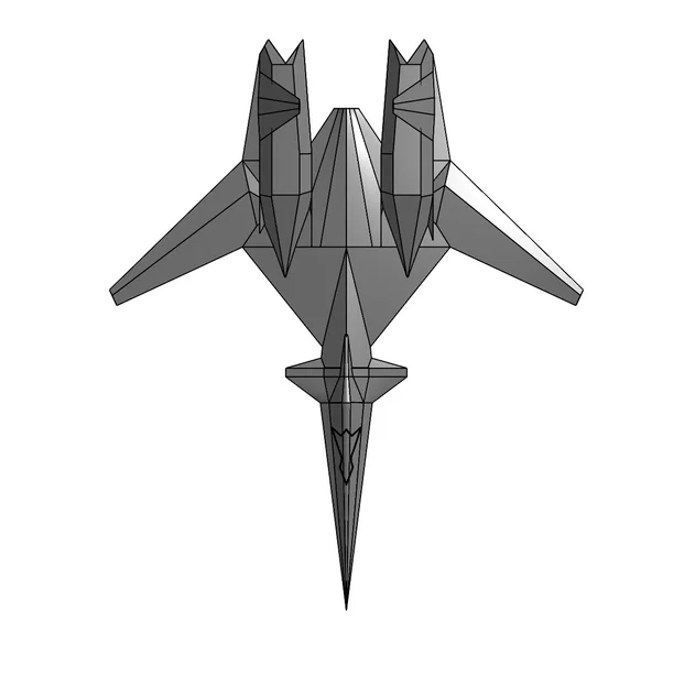 Mô hình 3D máy bay ADF-11 Falken từ Ace Combat 7 - Image 1