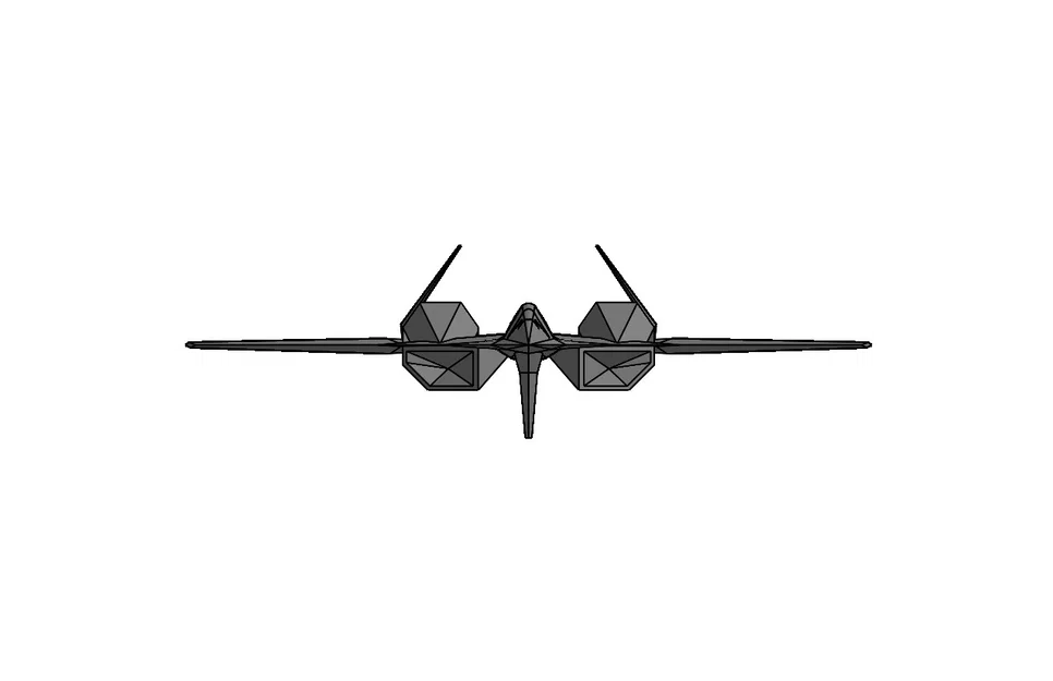Mô hình 3D máy bay ADF-11 Falken từ Ace Combat 7 - Image 2