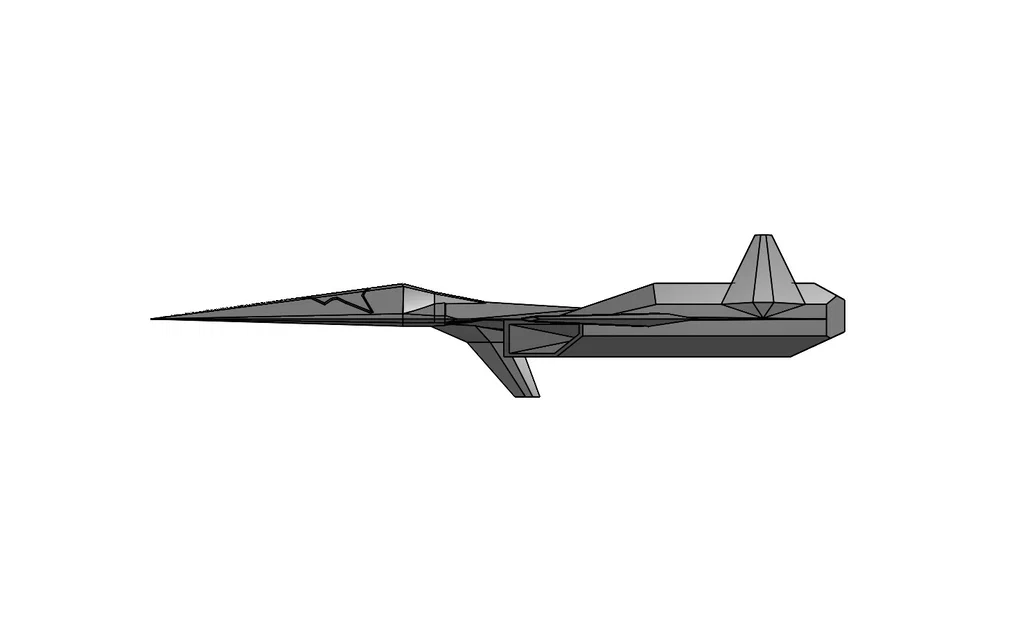 Mô hình 3D máy bay ADF-11 Falken từ Ace Combat 7 - Image 4